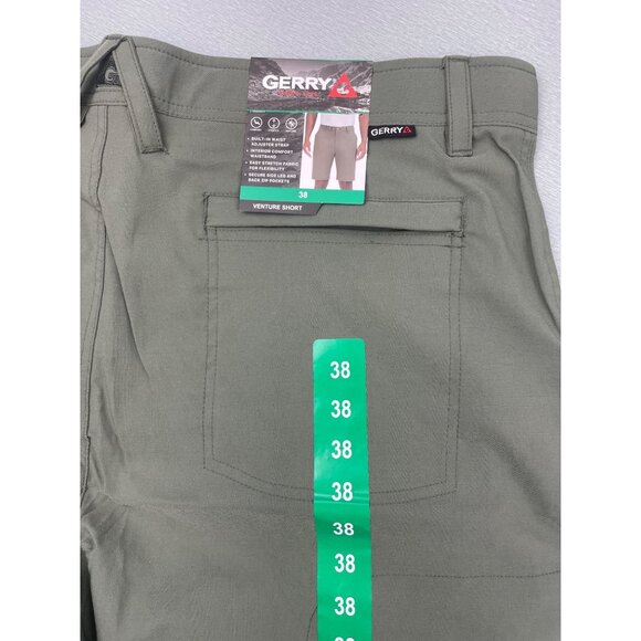 GERRY  MEN'S SECURE ZIP POCKETS VENTURE  SHORT SIZE 38 - Picture 3 of 16
